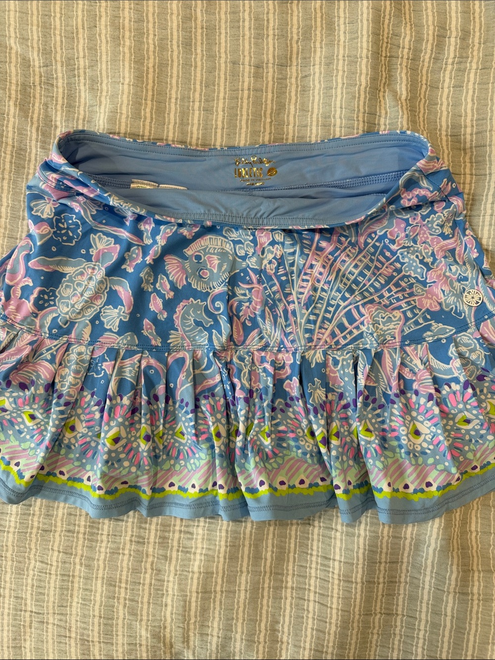 Lilly Pulitzer UPF50 Luxletic Taye Skort w/ matching Tank Top (Both Size S) - Picture 2 of 9